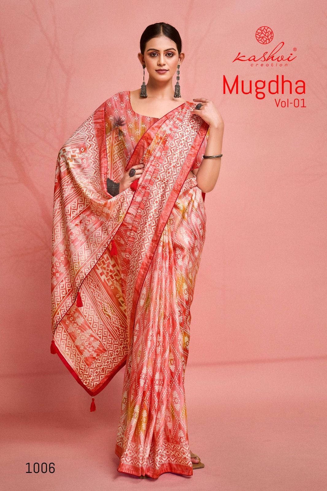 Mugdha Vol 1 By Kashvi Prizm Printed Designer Sarees Wholesale Price In Surat